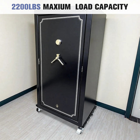 Beast Of A Heavy Duty Furniture Dolly With Reinforced Steel Frame 2200 Lbs Capacity Four Wheel Cart With Brakes under safe