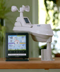 5 In 1 Wireless Indoor Outdoor Weather Station With Color Display for Real Time Backyard Weather and Hyperlocal Forecast