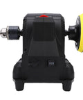 Rosvola Mini Bench Grinder Cordless With Flexible Shaft And Rechargeable Battery for Polishing Metal Wood Stone Vibration Reduction US Plug Compact design with polishing pad.