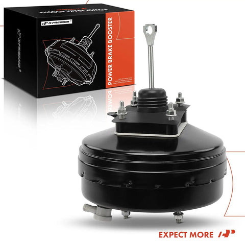Rock Solid Replacement Vacuum Brake Booster Without Sensor For Chevy GMC Silverado 1500, 10.566 inch dual chamber, heavy duty.