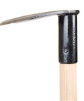 Close-up of 7 Inch Wide Blade Heavy Duty Garden Cultivator Hoe Tool For Breaking Sod And Cultivating Soil In Tough Patches Built From Recycled Disc Blades