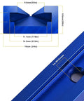 Dimensions and details of 2 Pack 36 Inch Aluminum T Track Kit With Screws For Universal T Track Accessories Blue Premium 6063 Aluminum Sandblasted Finish A Beefy Pick For Woodworking Jigs Tables Router Guides And DIY Projects.