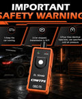 Universal Tpms Relearn Tool For Tire Pressure Sensor Activation For Gm Vehicles Chevy Buick Gmc Cadillac supporting 315Mhz and 433Mhz bands, in a garage setting.