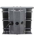 Pro Grade 50 Watt Led Flood Light Generating Solid 180 Degree Ultra Wide Beam With Trunnion Mount Bracket rear view showing connector and cooling fins