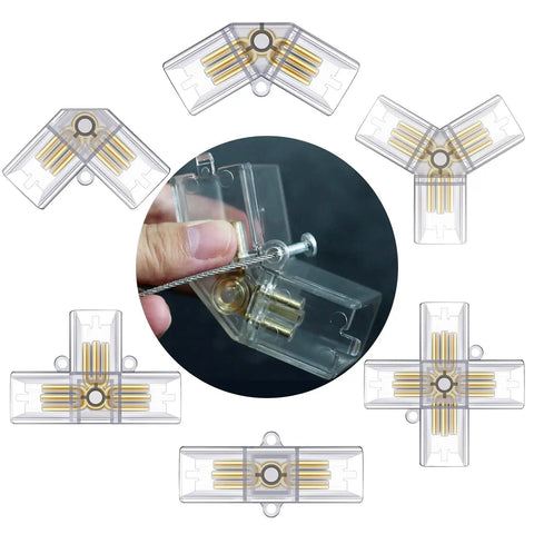 Components of 10 Pack Ceiling Steel Wire Kit For LED Panels And Chandeliers DIY Hexagon Lights Adjustable Up To 3 Meters