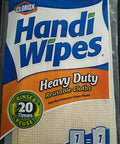 Package of Heavy Duty Reusable Cleaning Wipes, Rinse and Reuse Up To 20 Times, Machine Washable, Multipurpose for Tough Messes
