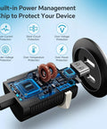 Blazing Fast 118W 12V USB Socket Featuring 100W Type C Car Charger and protection features for safe device charging.