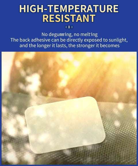 High-temperature resistant Heavy Duty Hook And Loop Strips Set of 20 with super sticky back adhesive on surface.