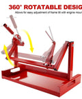 Heavy Duty Motorcycle Engine Stand For Vertical Single Cylinder 2 Stroke Or 4 Stroke Engines, Rock Solid, Adjustable Mount