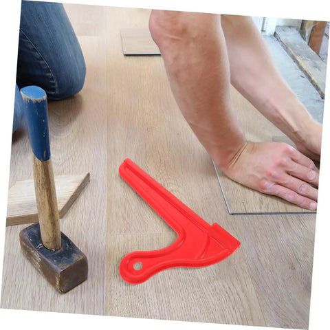 Four Pack Woodworking Push Sticks And Push Blocks For Table Saws Pro Grade Hand Safety Tools next to hammer on wooden floor