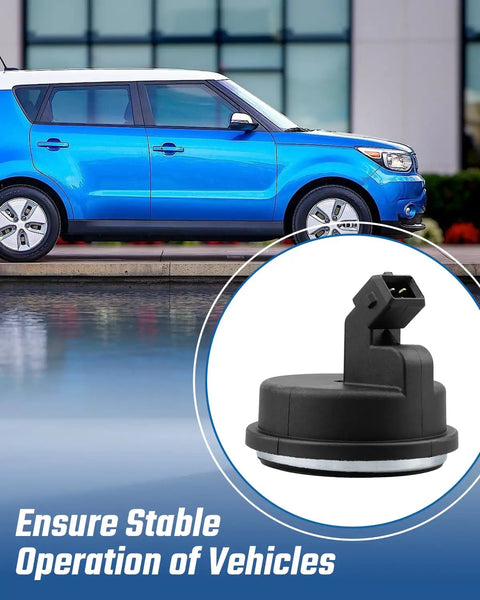 Built Different 2 Piece Rear Hub Bearing Assembly With Abs Speed Sensor For Kia Soul 2014 To 2019 mounted on vehicle.