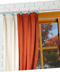 Heart Pendant Shower Curtain Hooks 12 Piece Set Retro Resin Rod Hangers With Easy Glide curtains in window scene
