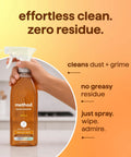 Daily Wood Cleaner Spray With Warm Almond Essence Knocks Out Stubborn Dust And Kitchen Grit While Skipping The Greasy Baggage Before It Sets In On Your Favorite Cabinetry And Hardwood in hand.