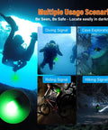 SD01PRO Upgraded Bright Dive Signal Light Submersible Beacon Mini Tank Marker For Scuba Diving And Nighttime Visibility