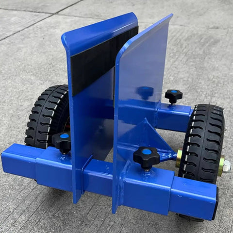 All Terrain Hand Truck With Non Slip Wheels And Alloy Deck For Grass Concrete Sand And Mud Smooth Quiet Operation With Shock Absorption Heavy Duty Metal Dolly, blue