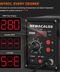 Digital LED display of Hot Air Rework Station With Soldering Capability And Airflow Adjustable Fast Warm Up In 3 To 5 Seconds