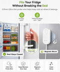 WiFi Freezer Thermometer Alarm With Digital Monitor Hub, App And Email Alerts, 2 Year Data Export, No Subscription Fee, 2 Remote Temperature Sensors For Home Refrigerator And Freezer with ultra-thin probe wire