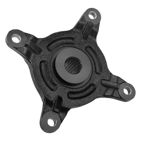 Front Wheel Hub And Studs Forged Steel Bearing Assembly Trail Ready Direct Bolt Upgrade For Ranger Utv showing hub plate with black finish.