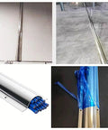 10 Pack Stainless Steel Floor Cable Covers For Cords Curved Cable Trunking Raceways, 4 panels showing floor applications.