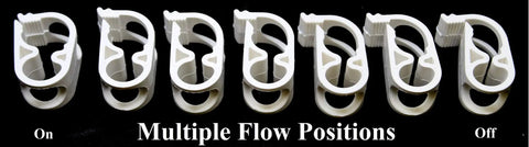 Seven Sixteenth Inch Tubing Siphon Hose Shut Off Pinch Clamp With Seven Position Ratcheted Flow Control for home brewing