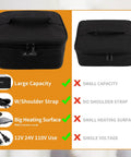 Comparison of Three In One Portable Lunch Warmer for Car Truck Office And Travel Heats Meals Fast On The Go No Fuss Cook Reheat And Keep Warm