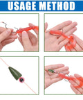 Assorted Lead Slip Weights 60-Piece Grab-And-Go Box Kit For Bass Fishing usage method with sliding sinkers for rigs