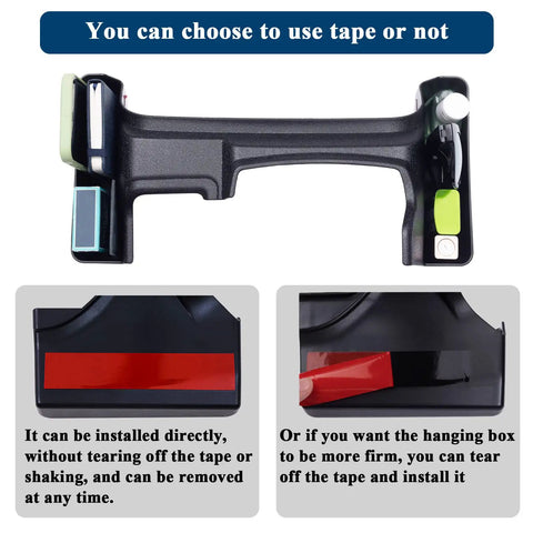 Center Console Gear Shift Organizer Tray installation options for Jeep Wrangler JL JLU 2018 To 2025 And Gladiator JT 2020 To 2025
