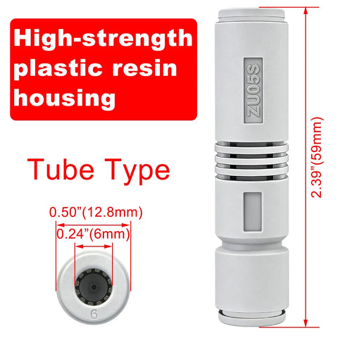 Industrial Grade Heavy Duty Badass Pneumatic Vacuum Ejector Fittings With Six Millimeter Plug And Play Quick Connect Push In Tube Dope Suction Flow Super Tough Pack Of Ten Gray