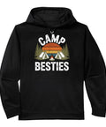 Family Camping Performance Hoodie for Campers and RV Lovers Funny Camp Gift Idea Durable Outdoor Hoodie front design view