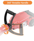 2200W Corded Electric Demolition Jack Hammer Drill Heavy Duty Concrete Breaker Kit handle showing 360-degree rotation feature