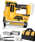Pro Gear Cordless Brad Nailer 18 Gauge Two Inch Electric Nail Gun And Stapler Kit with accessories and carrying bag