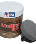 Leather Refinish And Restore 4 Oz Jar For Furniture Leather Repair And Color Renewal with sponge applicator