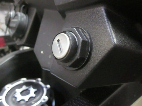 Direct Replacement Ignition Switch Retaining Nut for Polaris ATV And UTV installed on dash panel