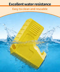 Table Saw Dust Collector Adapter submerged, demonstrating water resistance, gravity-powered dust collection for workshop use.