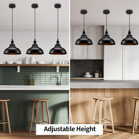 Gooseneck Farmhouse Wall Sconces Two Pack Industrial Black Metal Wall Light Fixtures for kitchen island lighting, adjustable height