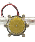 DIY Micro Hydroelectric 10W Water Turbine Generator For Off Grid Power, 12V DC Output For LED Lighting And Phone Charging