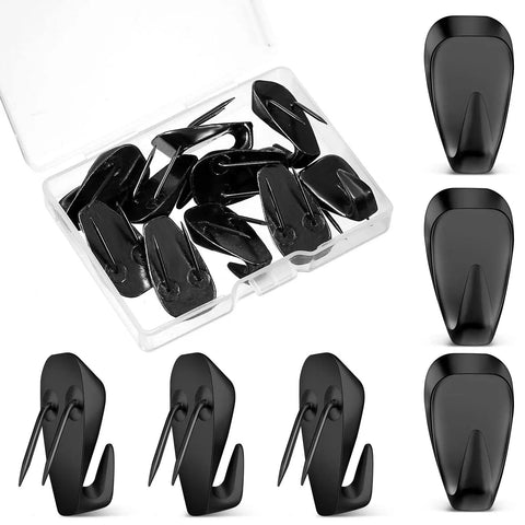 Stainless Steel Fabric Panel Cubicle Wall Hooks Heavy Duty 40 Lbs Capacity Set Of 10 Picture Hangers Clips for office use