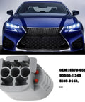 Heavy Duty 3 Pin Alternator Adapter Connector For Denso Toyota Lexus Kubota in gray, showing three pins and heat resistant design.