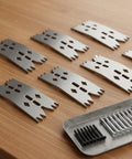 Snag This Heavy Duty Fastening Plate Clamp For Woodwork Jobs That Need Solid Hold Downs And Quick Adjustments On CNC Routers Or In The Carpentry Shop To Keep Your Projects Locked Tight Without Any Slip Uppers, displayed on a wooden surface.