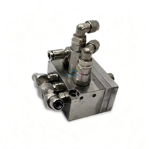 P7281712 Air Solenoid Valve Original Used Condition Drop In Ready For Printing Equipment Spare Parts Ideal For Quick Install On Printing Machines Replacement Part With Trusted Quality, metal body
