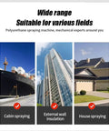 Heavy Duty PU Foam Spraying Machine For Coating Projects used for cabin spraying, wall insulation and house roofs