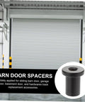 5Piece Sliding Barn Door Track Spacers Replacement Kit With Wall Supports For Quick And Easy Setup Like A Breeze And Enhanced Stability for doors in garages and workshops
