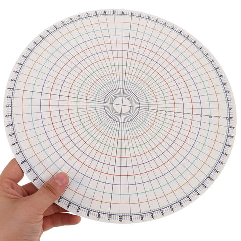 Slick Circle Ruler And Pottery Layout Template For Dead-On Marking On Rotary Disc Trimmers Built For Clay Sculpting And Ceramic Making That Delivers Flawless Rounds Without The Drama