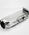 Dryer Heating Element Assembly DC97-14486A Replacement OEM Grade Metal Duct Design showing side view.