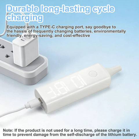Non Contact Pet Ear Thermometer With Charging Base, infrared pet ear thermometer on Type-C charging base for dogs and cats