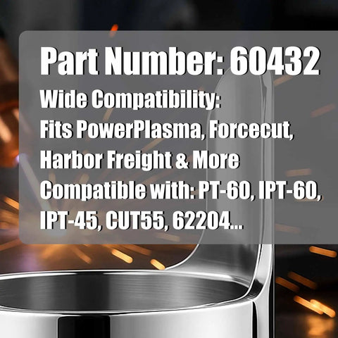 Double Pointed Plasma Torch Spacer Guide Compatible With IPT-45 IPT-60 PT60 Torches And More Replacement For 60432