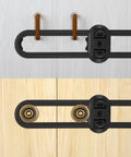 Six Pack Adjustable U Shaped Child Safety Cabinet Locks for Closets Knobs and Cabinets securing wooden doors.