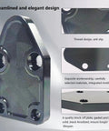 Chevy Small Block Fuel Pump Plate Kit With Gasket Bolt On Drop In Fit For 283 327 350 400 Engines Easy Replacement For Worn Out Parts High Quality Engine Plate black anodized aluminum fuel pump plate with gasket and bolts
