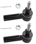 Set Of 8 Front Suspension Kit With Inner And Outer Tie Rods, Lower Ball Joints, And Sway Bar Links For Chevy Prizm 1998 1999 2000 2001 2002 And Geo Prizm 1996 1997 Replaces K9756 ES2382 EV303 K90124 black tie rod ends with cotter pins and castle nuts