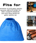 Microlined Cloth Filter Pack Of Three For Two To Two Point Five Gallon Shop Vacs Replacement Filter Fits Craftsman Armor All Vacmaster